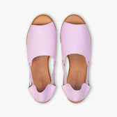 Lavender Sandals Top View