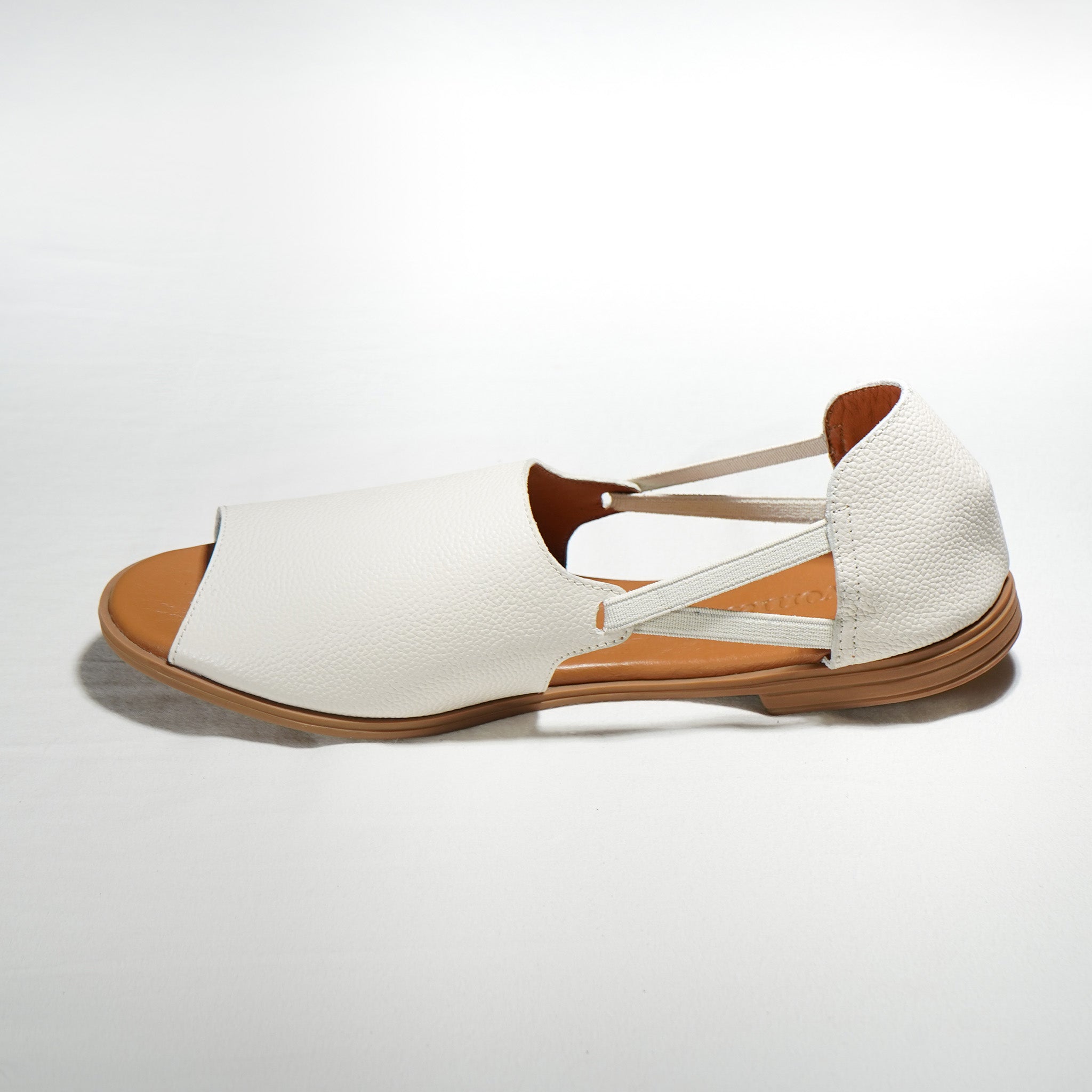 Cream sandals inside