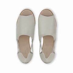 Dove Gray Peep Toes