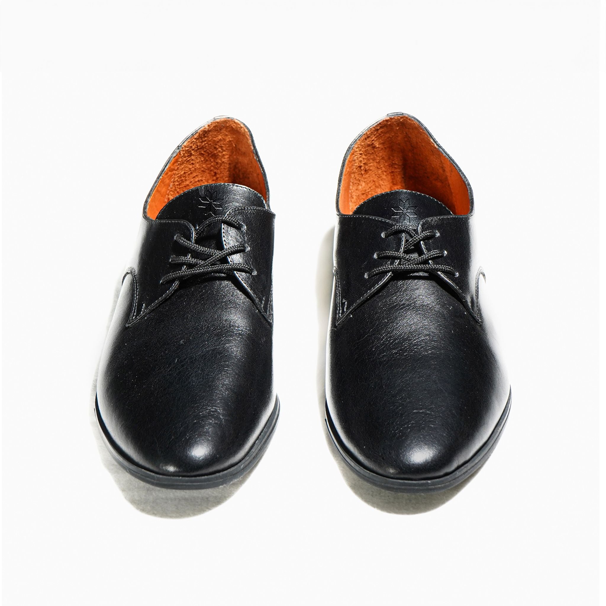 Black Oxford Shoes Front View