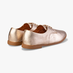Gold Shoes Back View