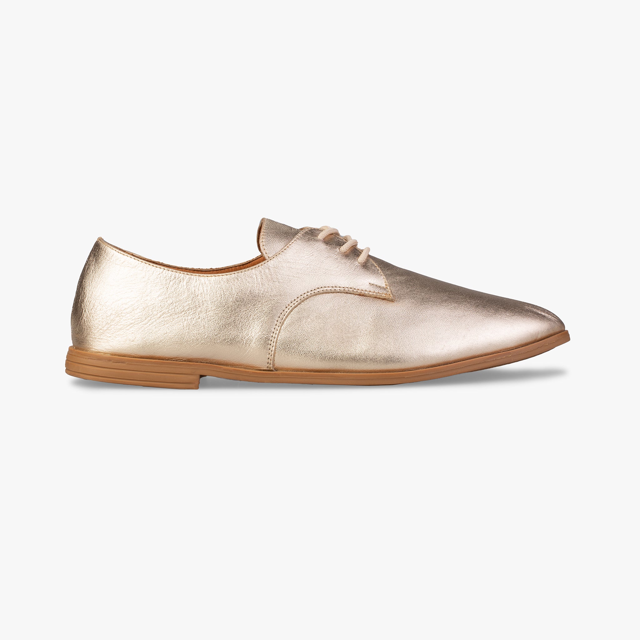 Gold Shoes Side View