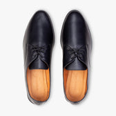 Black Oxford Shoes Topdown View