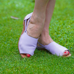Close up of Lilac Peep Toes