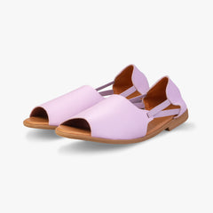 Lilac Sandals Angle View