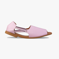 Lilac Sandals Side View