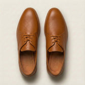 Top view Tan oxfords