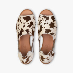 Spotted Luxe Peep Toes