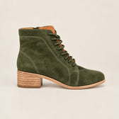 Velvet Moss Ankle Boots