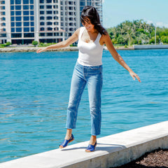 Woman wearing Night Sky Sandals