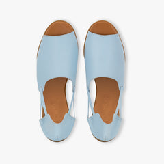 Blue Cloud Peep Toes