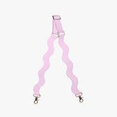 Lilac wavy Bag strap