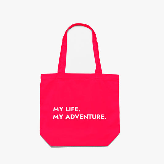 Pink tote bag 
