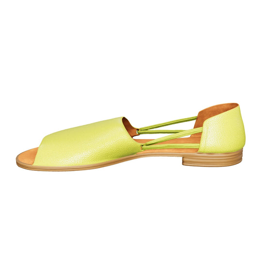 3D Model of Lime Leather Sandals